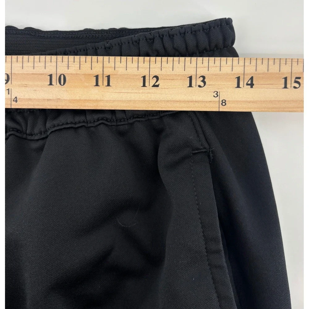 Nike Dri-Fit Pants Men's S Black Swoosh Tapered Training AT3260-010